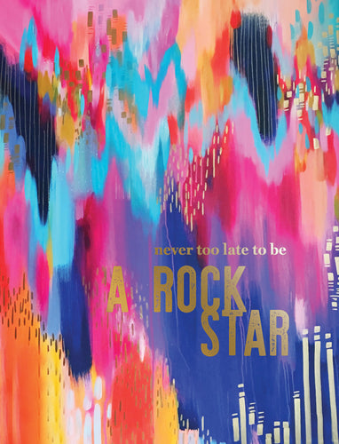 Birthday Card  - Never Too Late To Be A Rock Star - Ettavee 05035